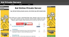 Desktop Screenshot of kalservers.com